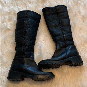 Gorgeous soft leather Sherpa lined winter boots